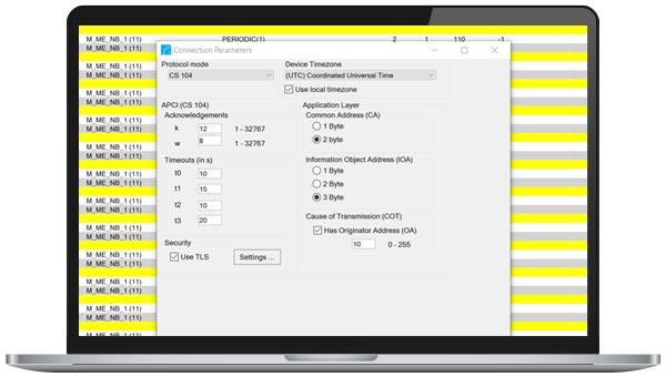Connection Parameters 104
