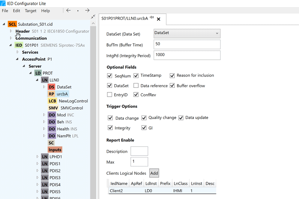 control block config ied