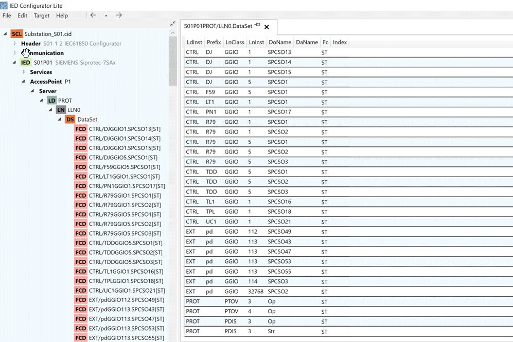 dataset configuration ied