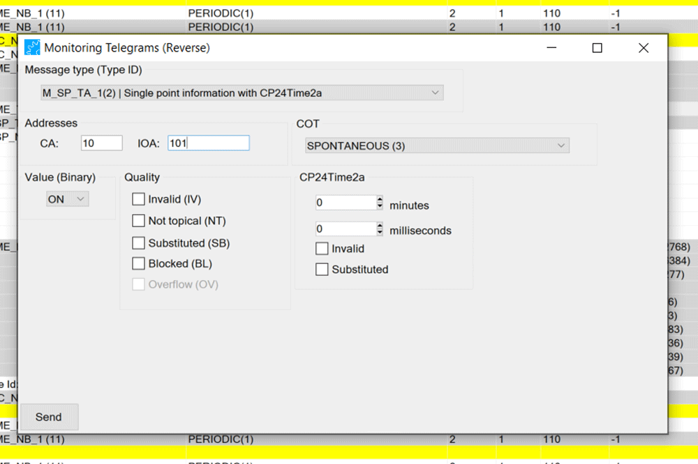 monitoring telegrams